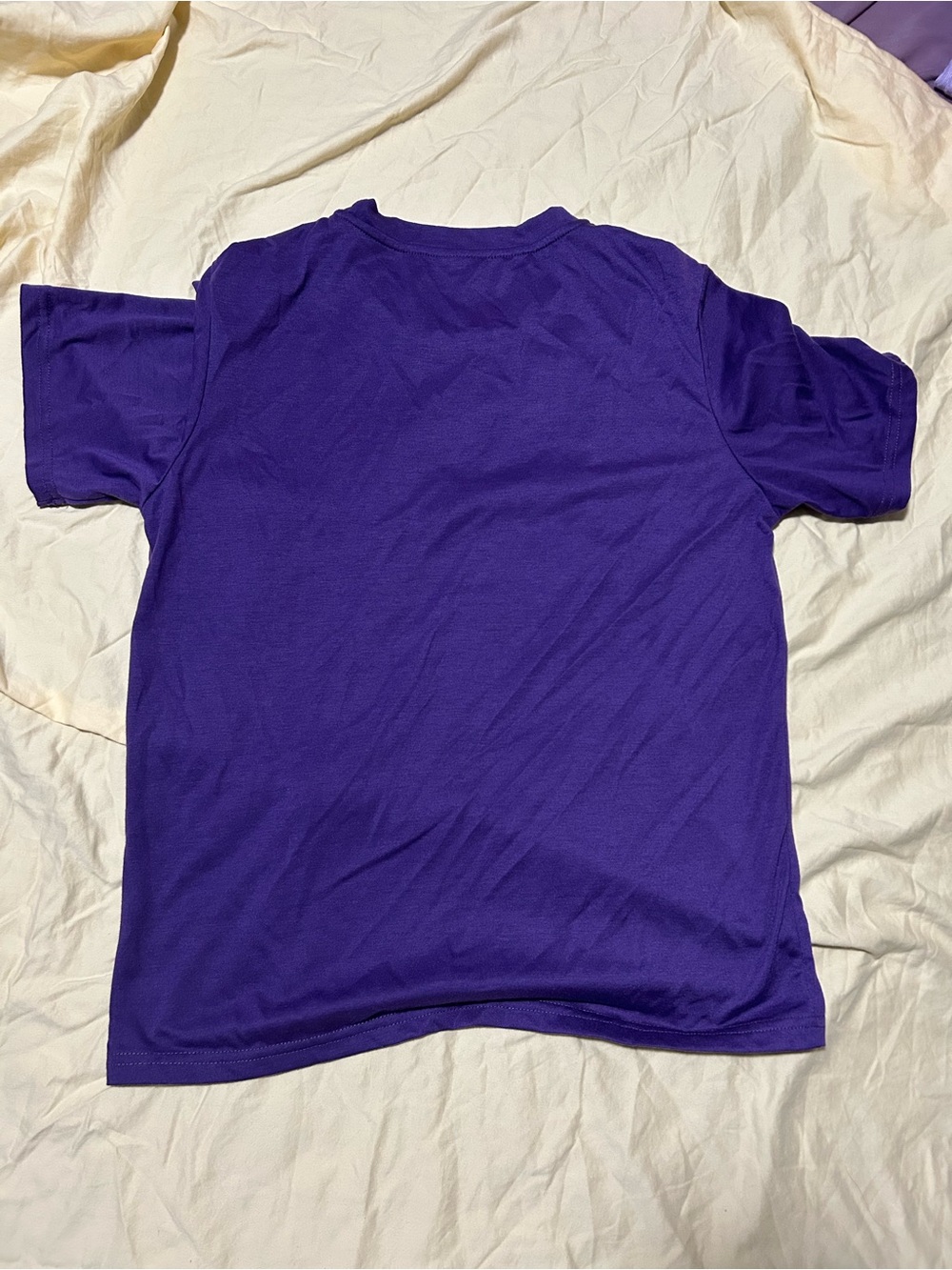 Classic  Crewneck T-Shirt in Purple